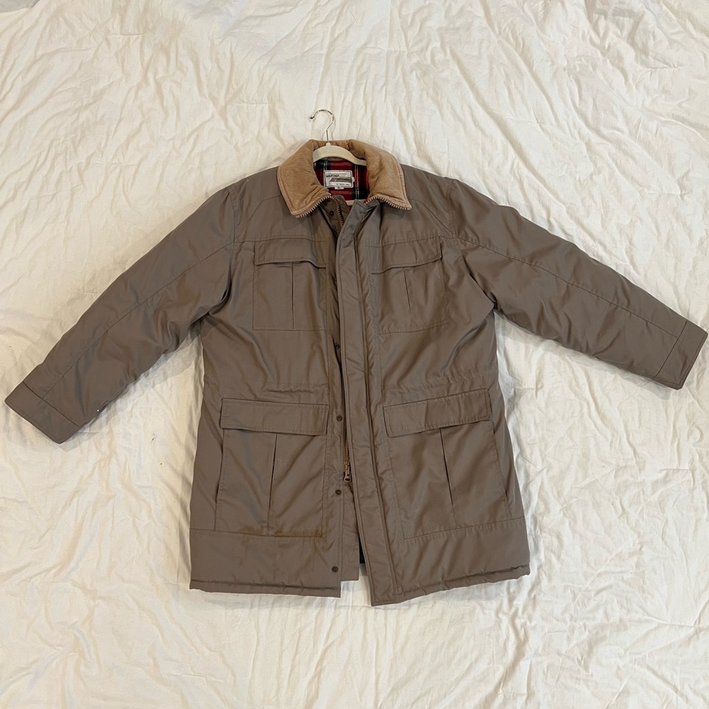 Vintage Pacific Trail Weather Watcher long Winter jacket fleece lined XL